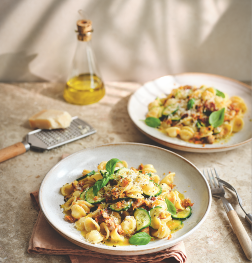 Sausage and baby marrow orecchiette