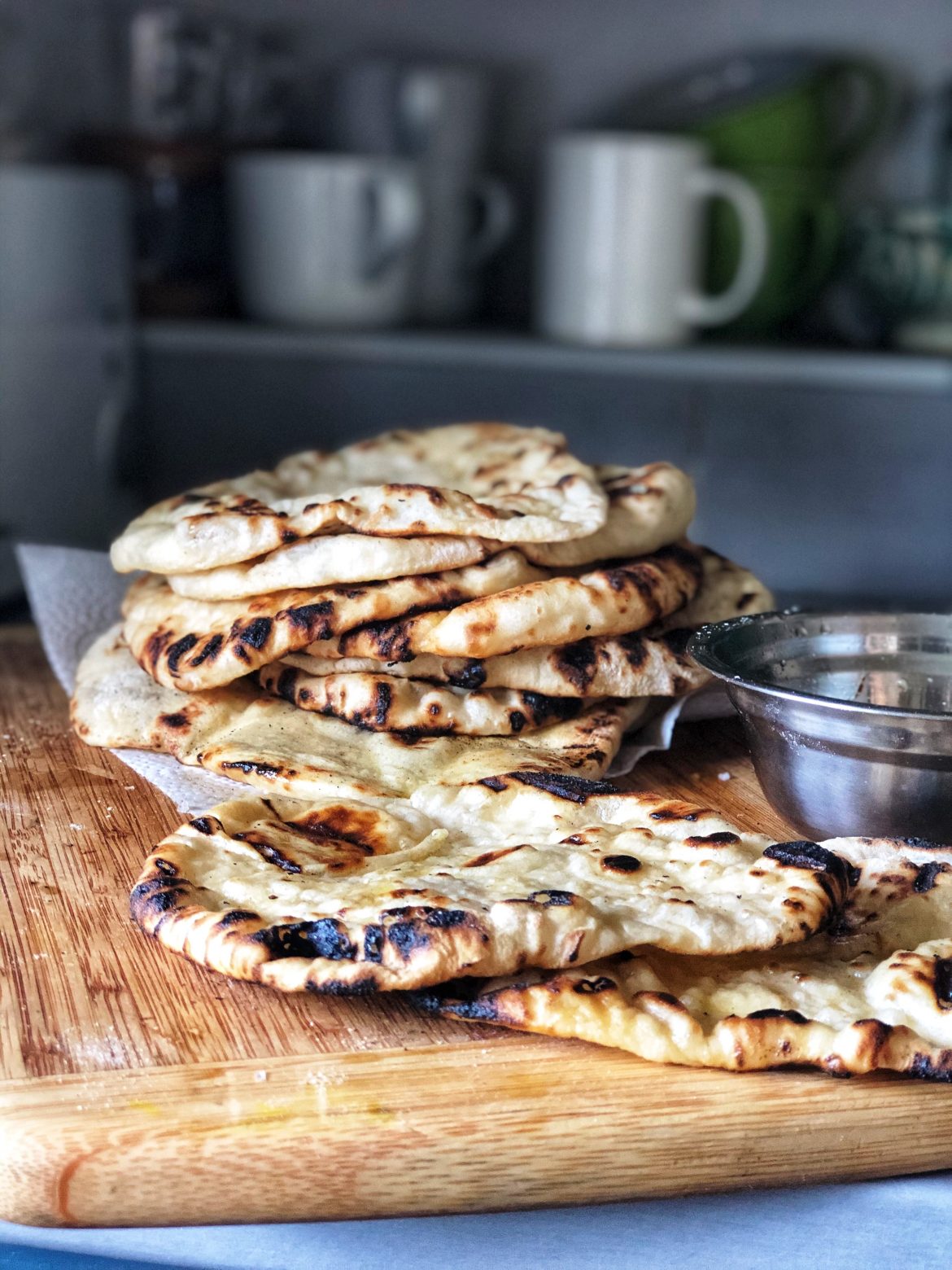 Herby yoghurt flatbreads
