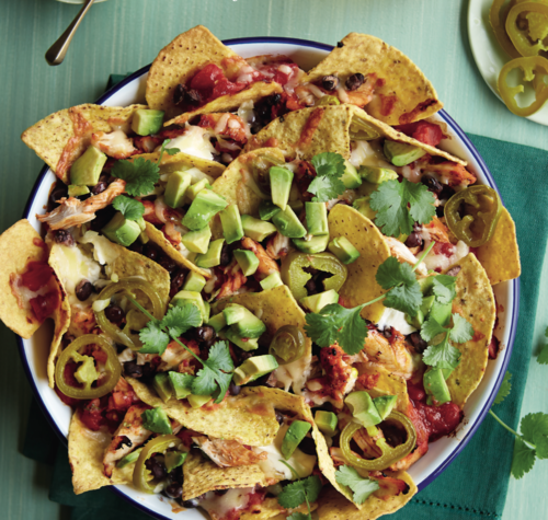 Chilli chicken nachos
