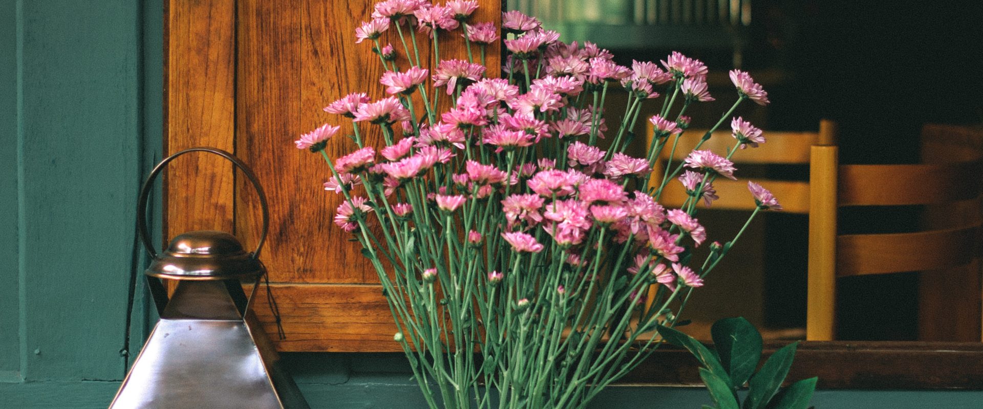 a bouquet of flowers