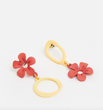 Floral earrings