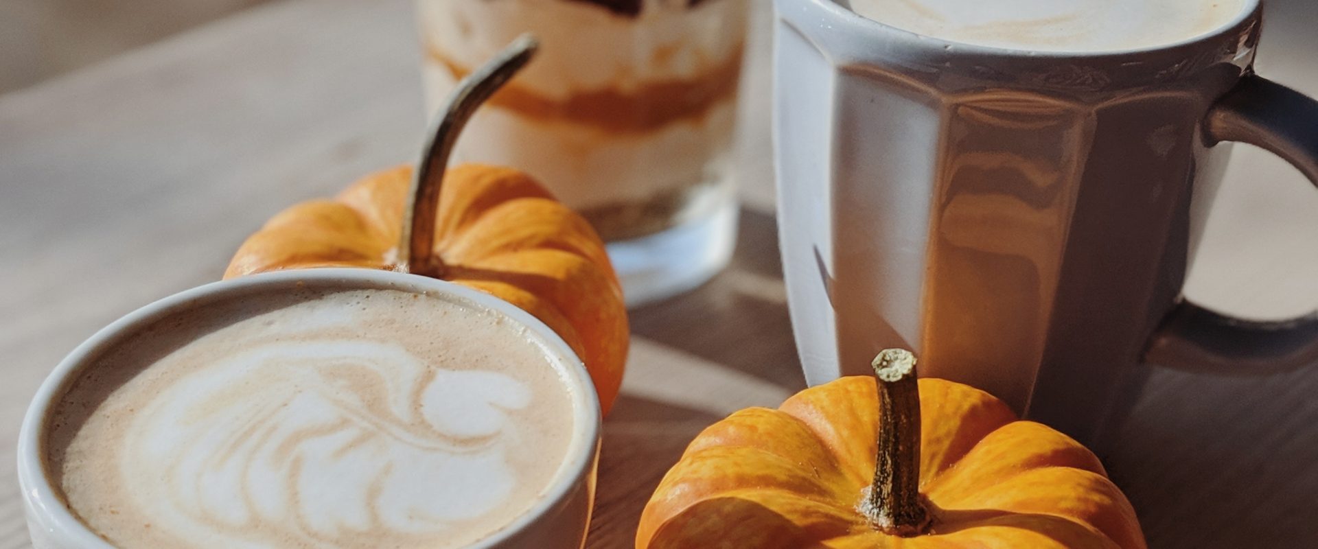 Pumpkin and coffee