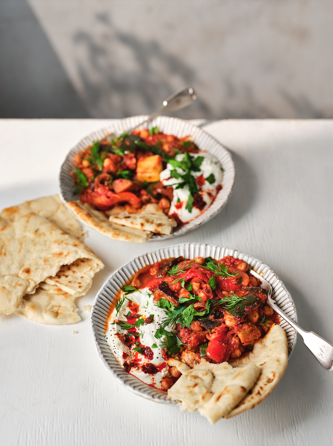 Summer veggie and harissa stew