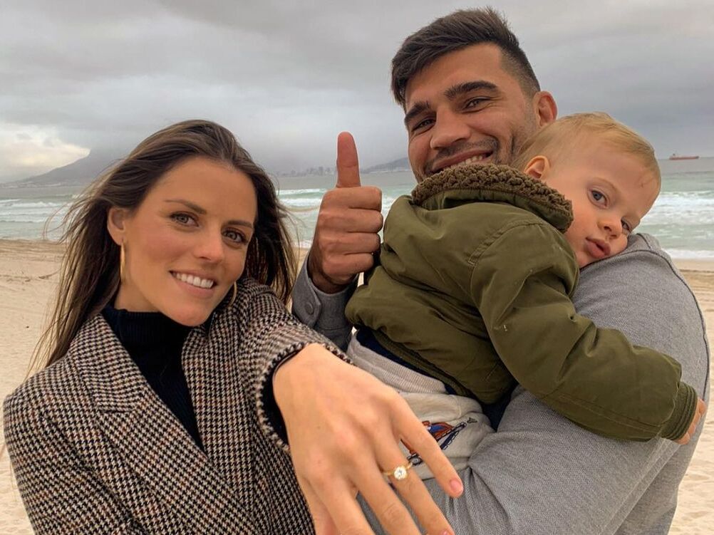 SEE: Springbok champ Damian De Allende and Domenica Vigliotti to be married in 10 days!
