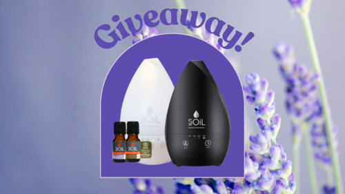 Stand a chance to WIN 1 of 2 SOiL Ultrasonic Diffusers + 2 essential oil blends!