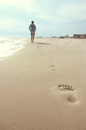 walk on the beach