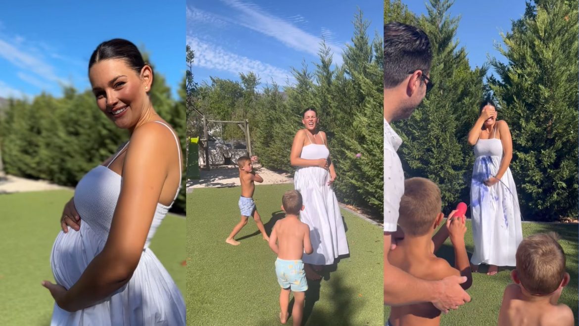WATCH: Rolene Strauss’ baby gender reveal doesn’t go exactly as planned…