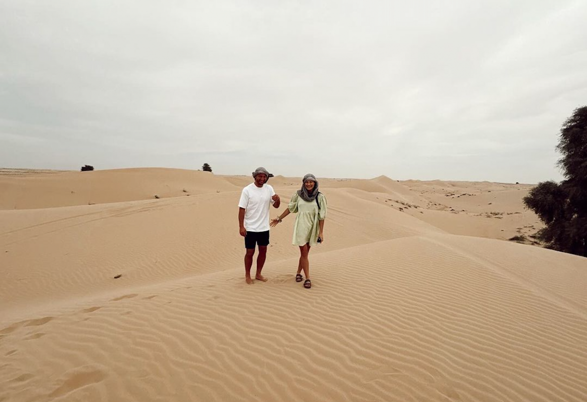 LOOK: Handre and Marise Pollard enjoy holiday in Dubai before baby arrives