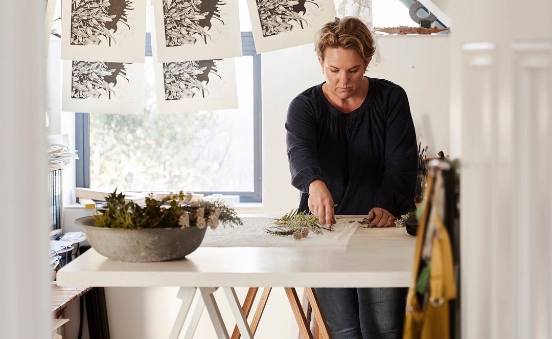 Meet the eco-print maker that uses plants from Table Mountain to produce her own fabric