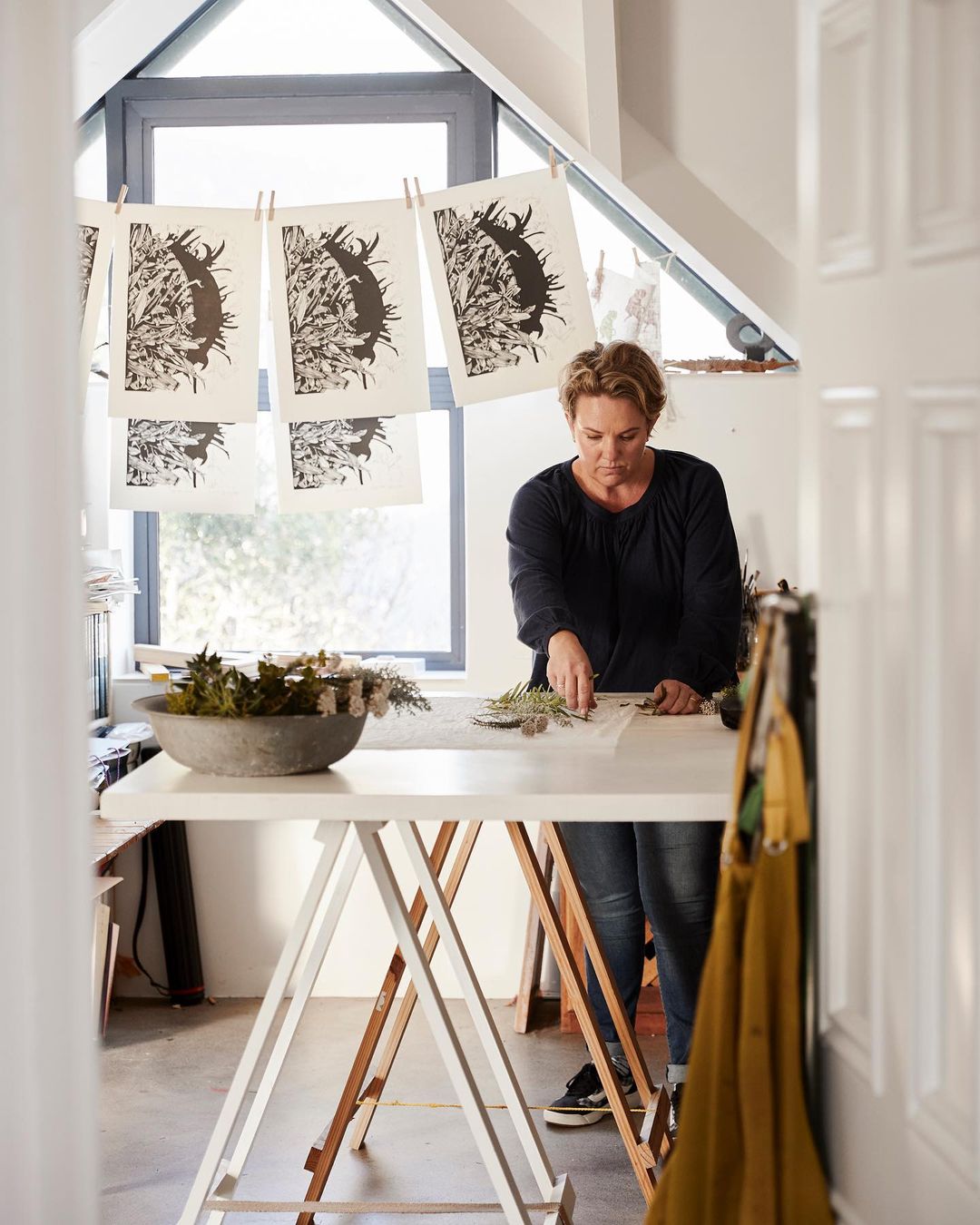 Meet the eco-print maker using plants from Table Mountain to produce her own fabric