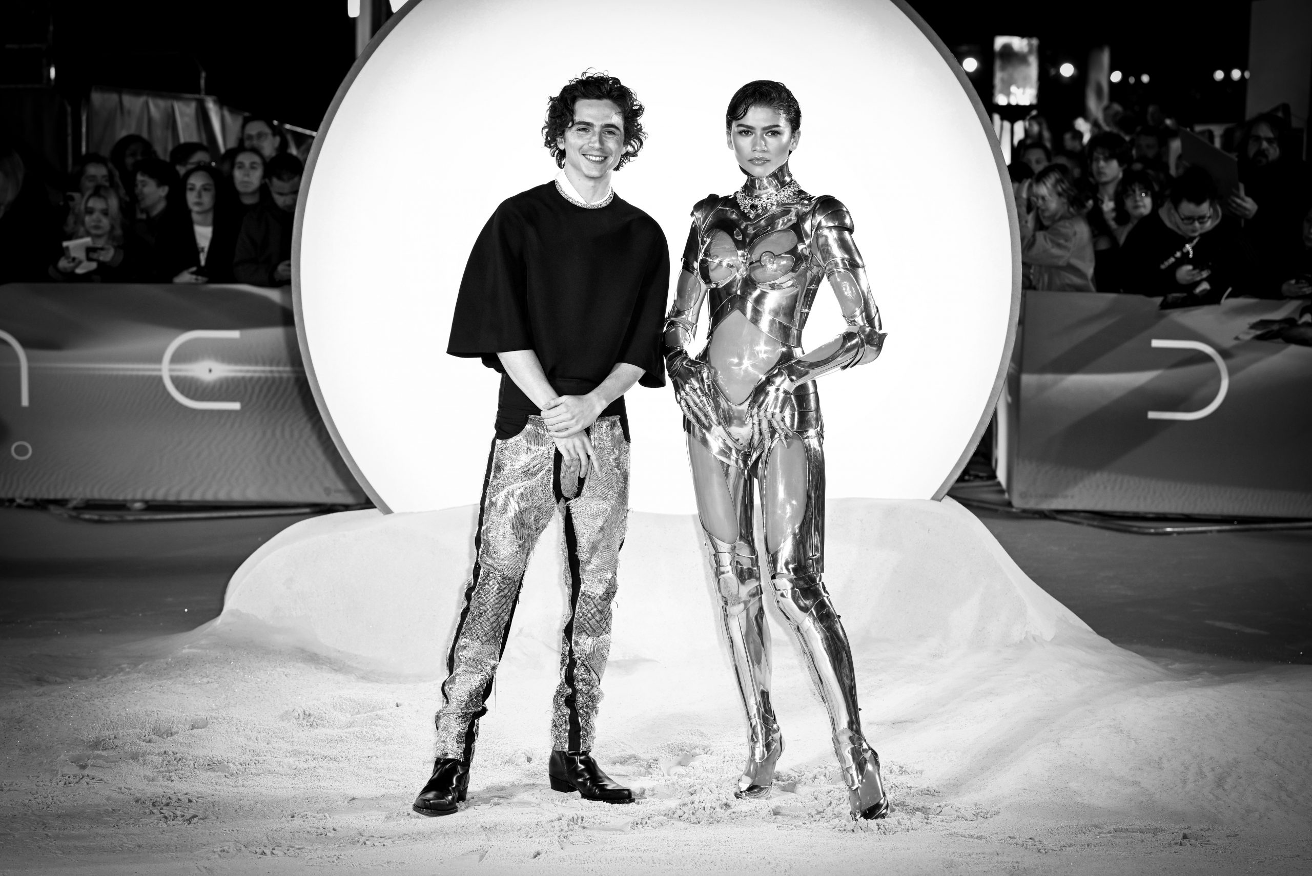 Zendaya wears archival Thierry Mugler robotic suit for Dune: Part 2