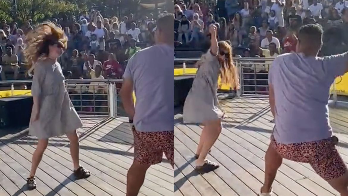 WATCH: Swedish tourist busts a move to ‘Sister Bethina’, South Africa goes wild