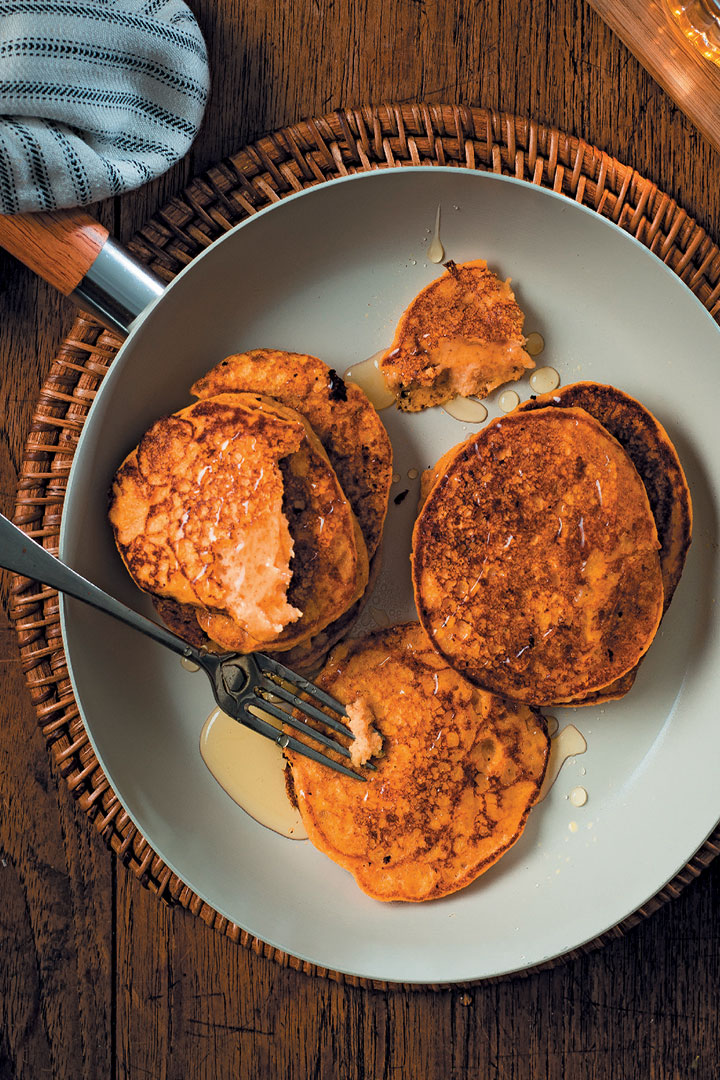 Sweet potato pancakes