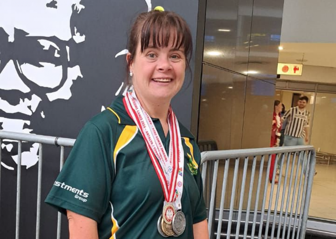 SA Down syndrome athlete Cindy Engelbrecht shines overseas, breaks world record