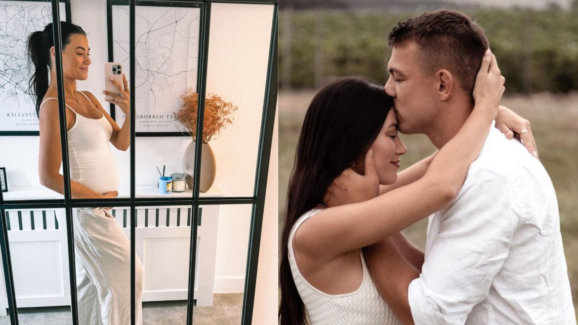 The Pollards are nearly parents: “I can’t believe we’re meeting our boy this month”