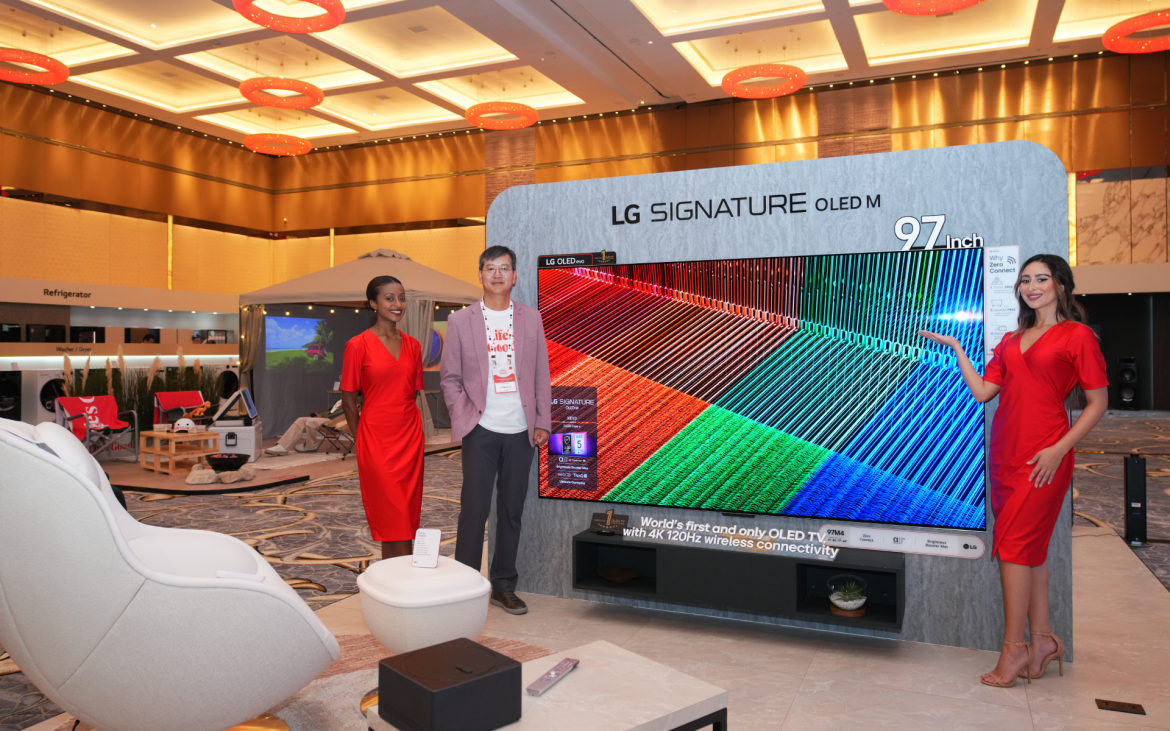 LG Electronics showcases trend-setting Home Appliance products in the region 