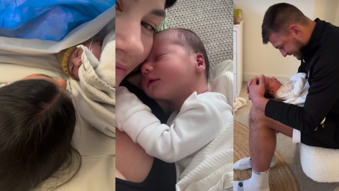 WATCH: Marise Pollard shares glimpse of first week with baby Hunter