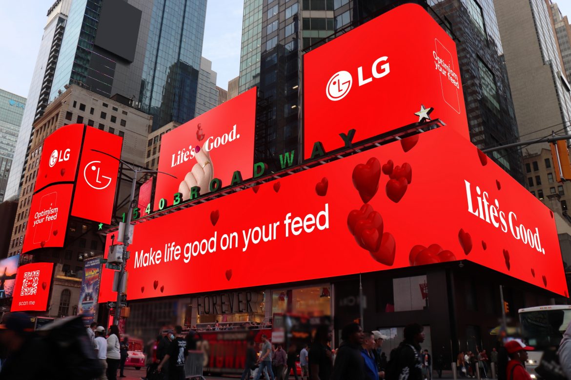 LG launches global campaign to help bring more balance to social media feeds