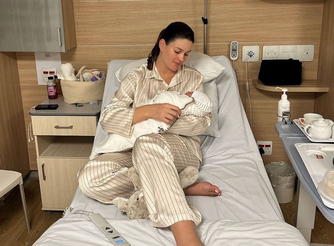 Former Miss SA Rolene Strauss has welcomed a healthy baby boy
