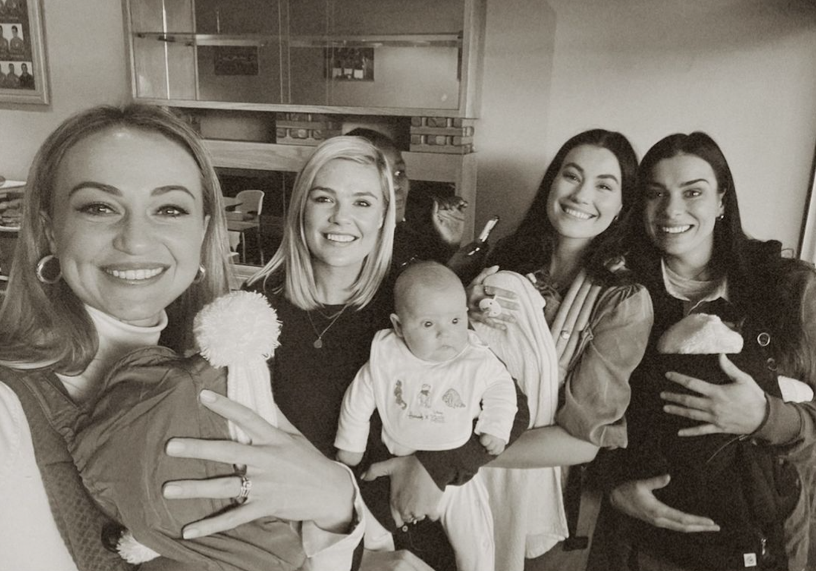 LOOK: Springbok WAGS and babies reunited to cheerlead for their champs