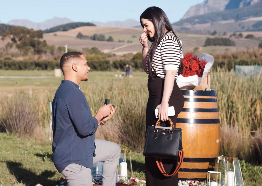 WATCH: Springbok Herschel Jantjies pops the question to long-term girlfriend