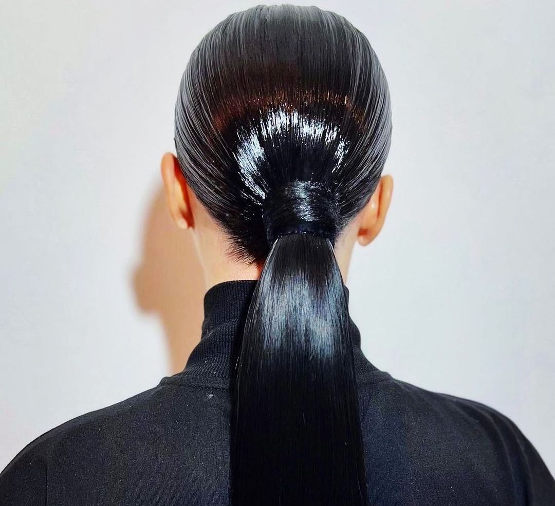 This surprising product is a go-to for a perfect slicked-back ponytail