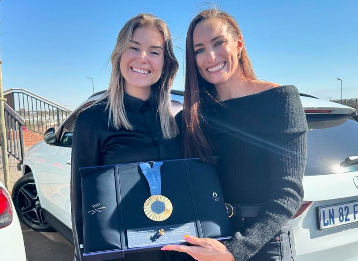 ‘I can’t believe she’s my sister-in-law’ Rachel Kolisi celebrates SA’s star Olympian Tatjana Smith