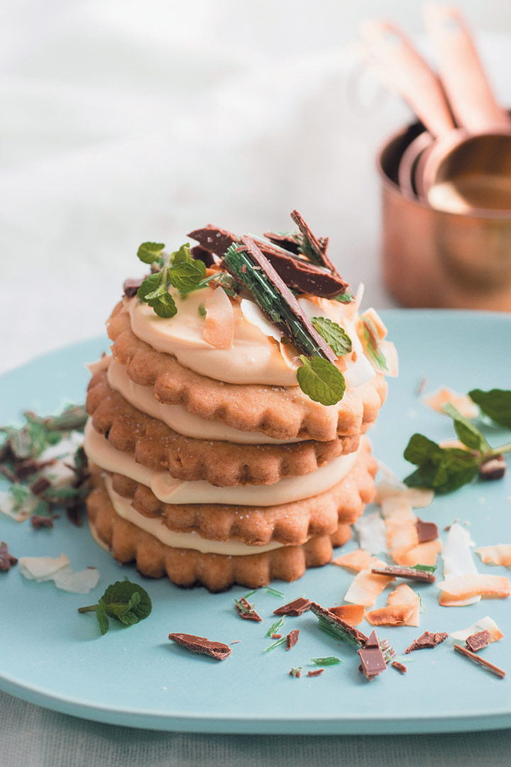 Stacked Peppermint Crisp tarts