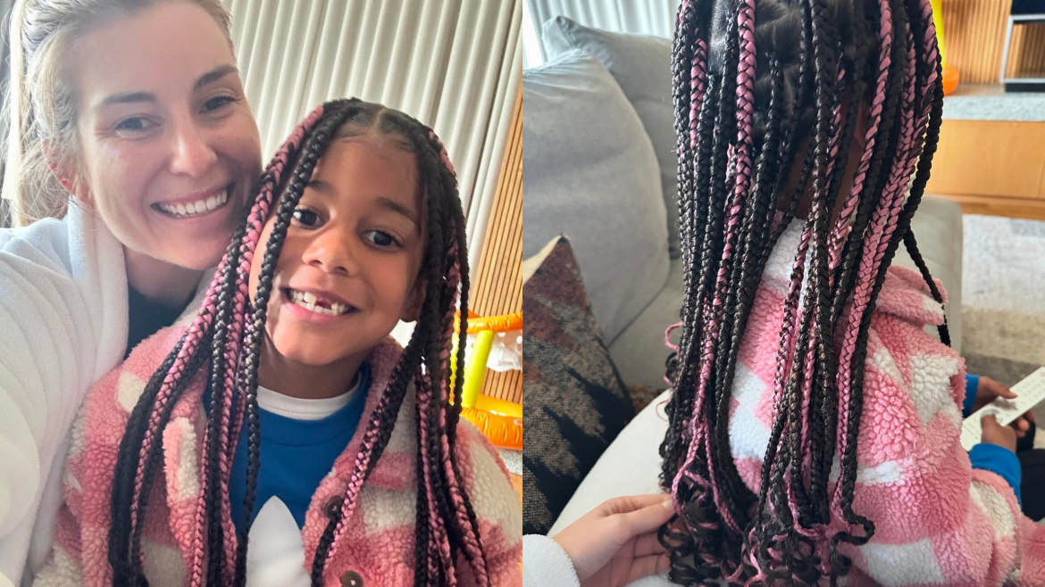 Rachel Kolisi shows off daughter Keziah’s first set of braids  – “obsessed”!