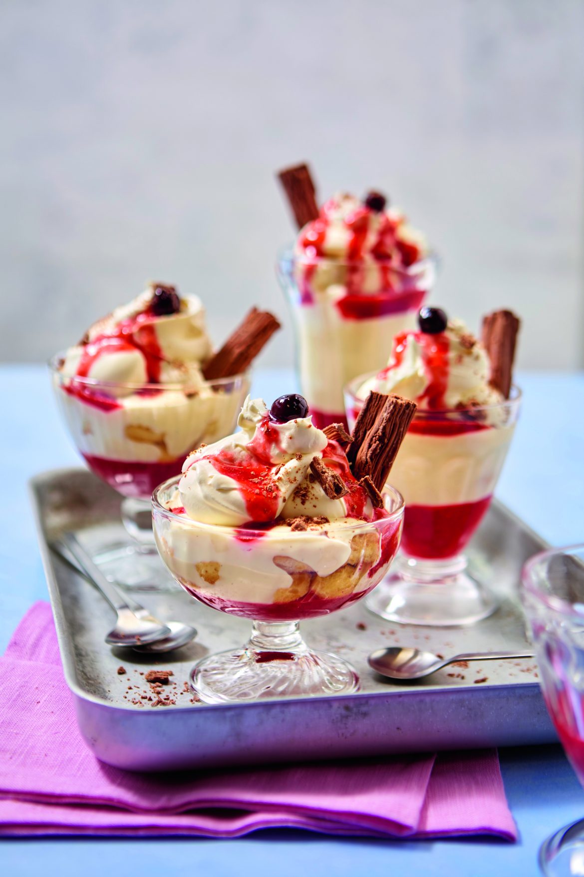 Trifle sundaes