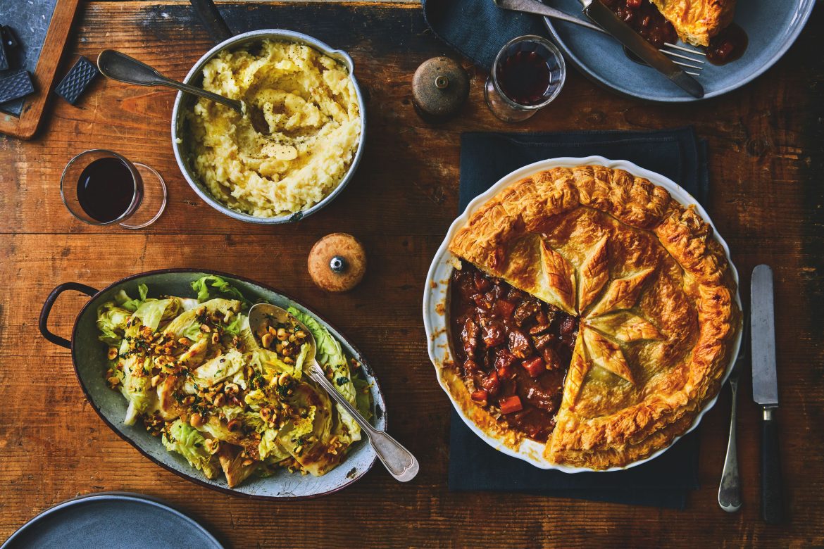 Beef and Guinness pie