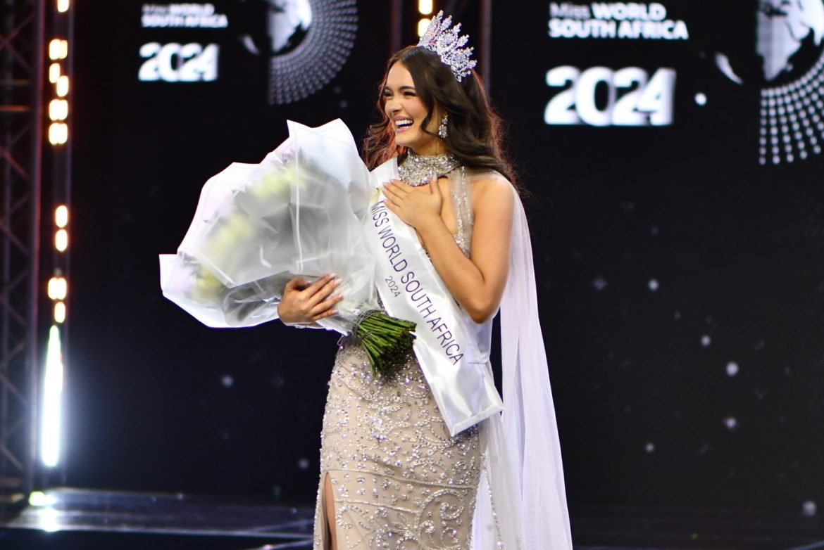 18-year-old Pretoria beauty takes title as 2024 Miss World SA
