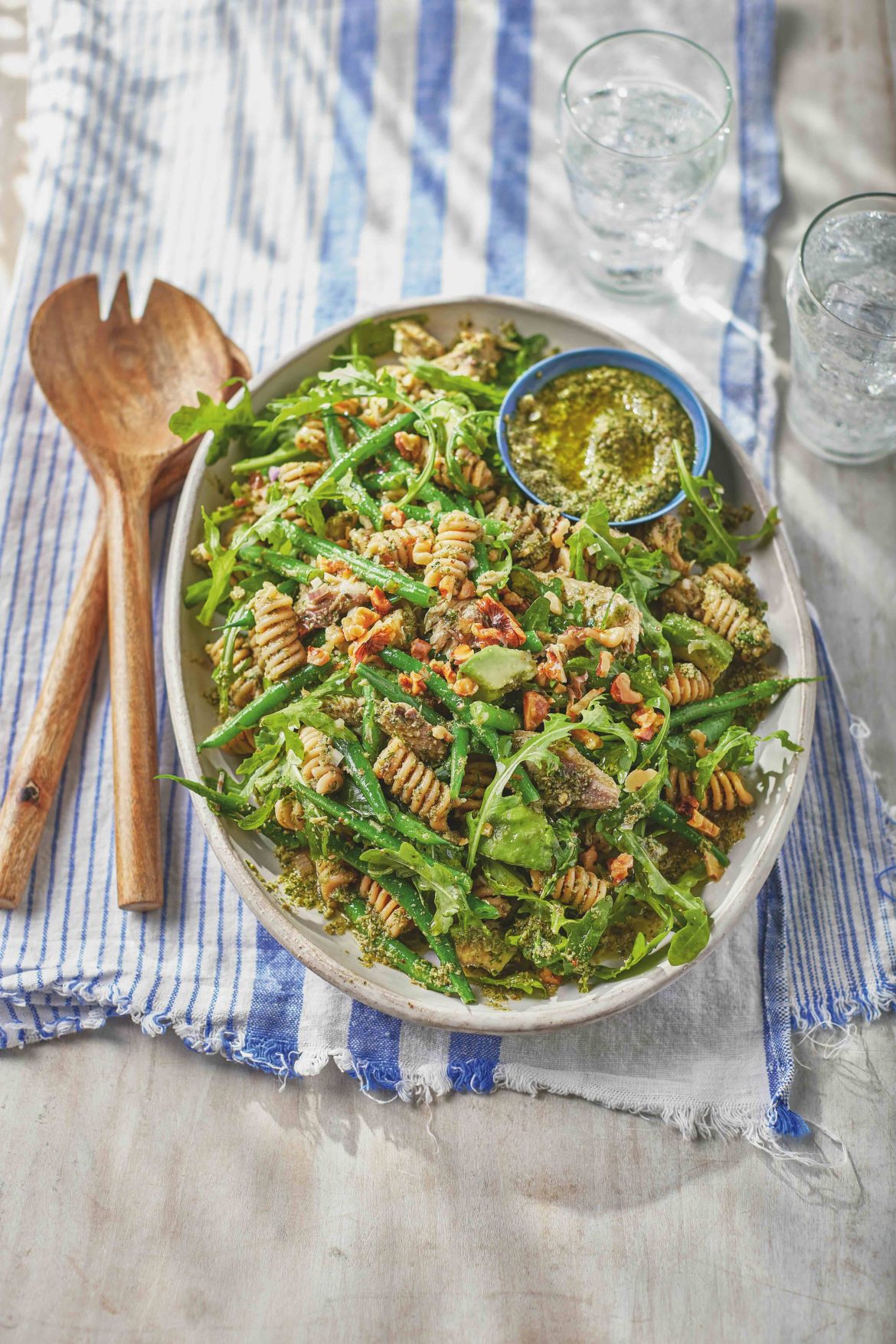 Mackerel pasta salad