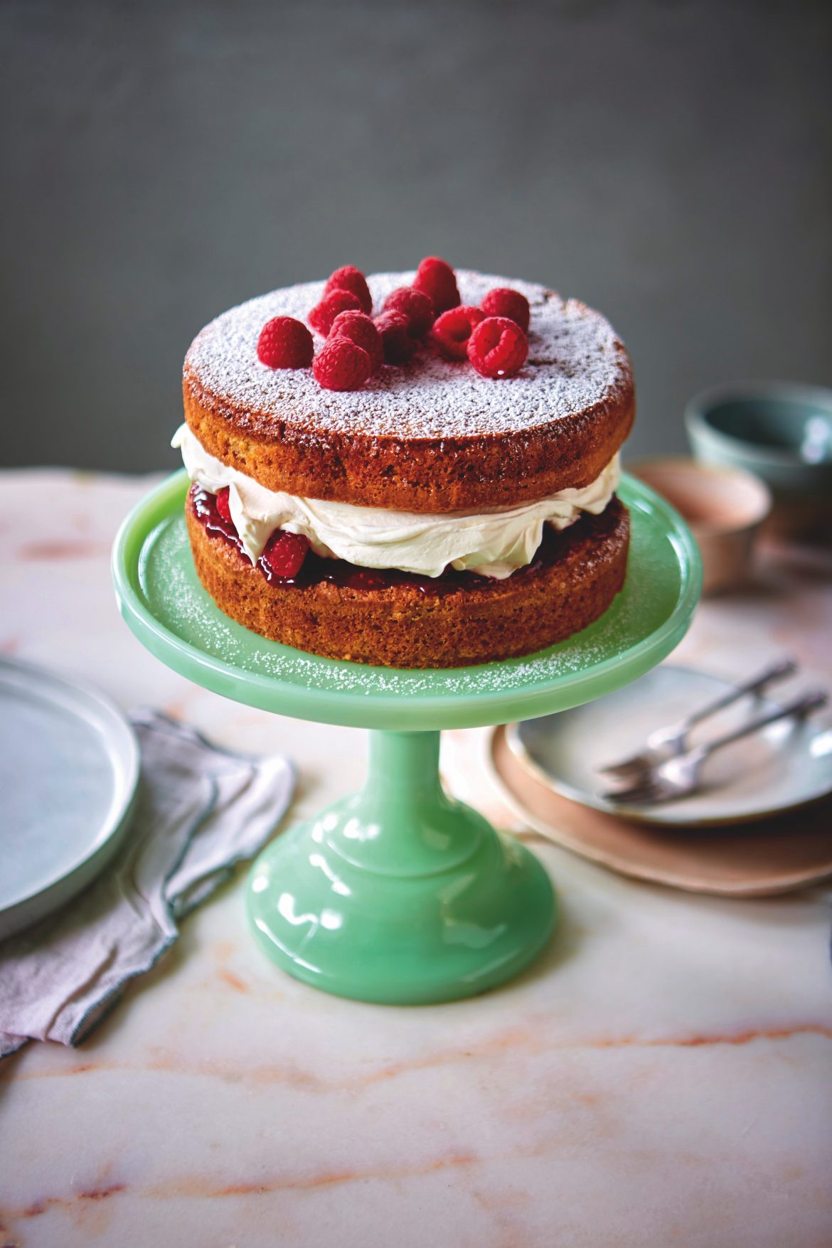 Hazelnut and coffee cake