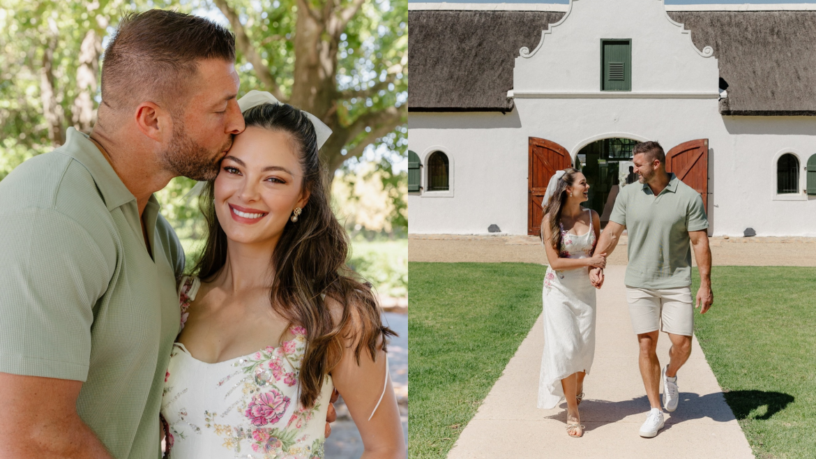 Demi-Leigh and Tim Tebow toast to parenthood with stunning South African baby shower