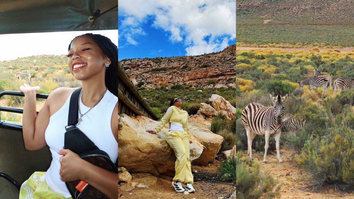 Chloe Bailey thrives during South African holiday