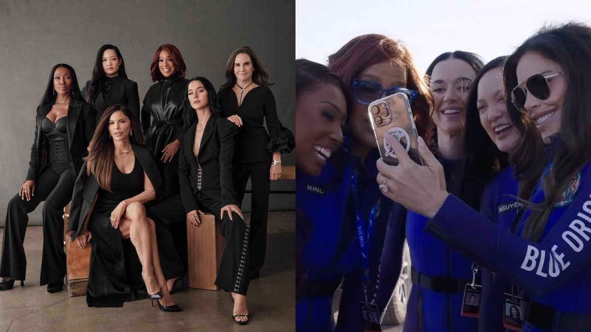 Katy Perry joins Blue Origin’s first all-women space crew in landmark suborbital flight