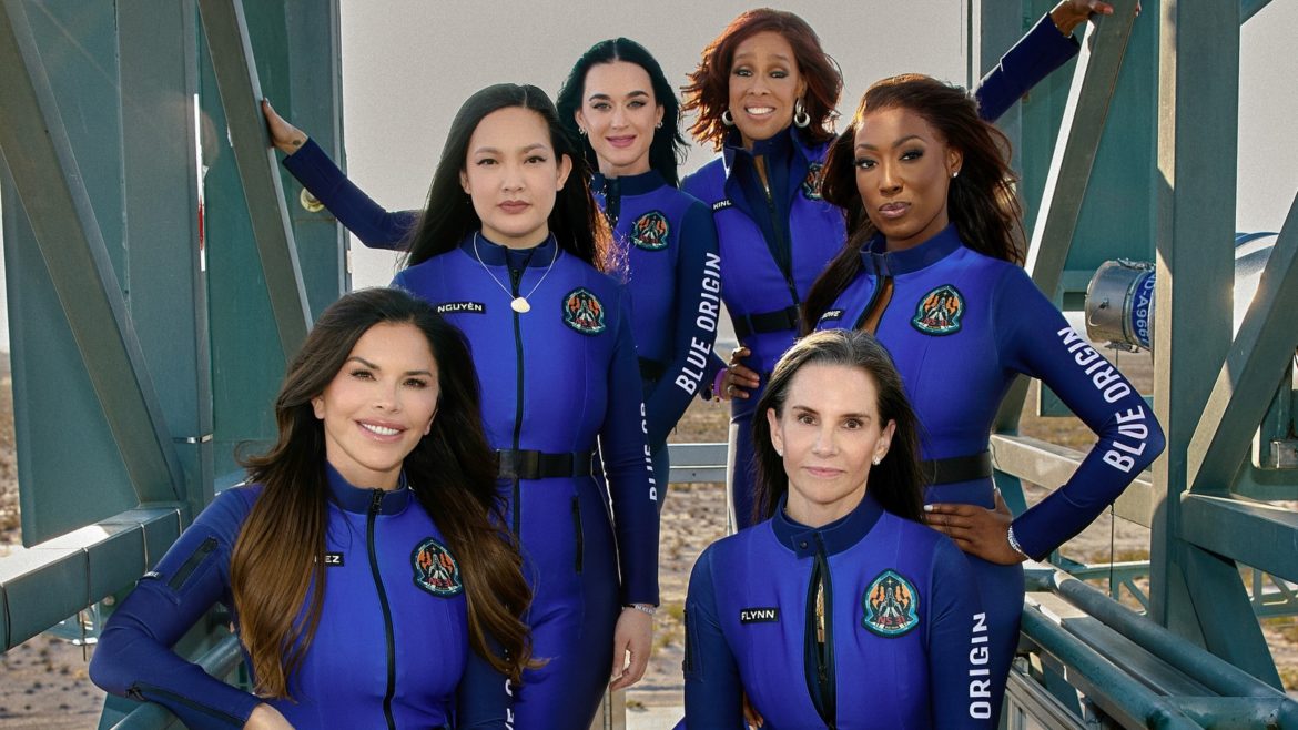 ‘I saw the moon and sang to Earth’: Katy Perry’s emotional return from historic all-female spaceflight
