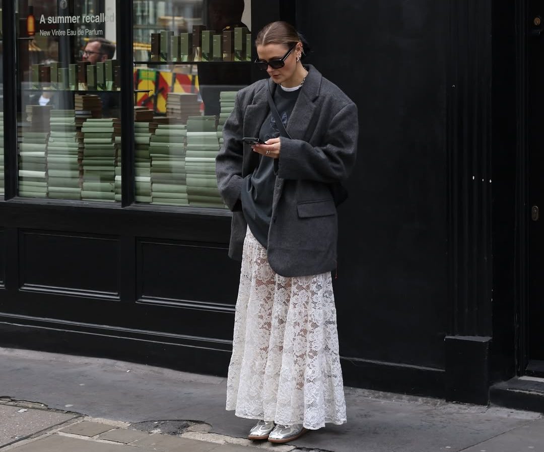 How to wear and style lace during the colder months