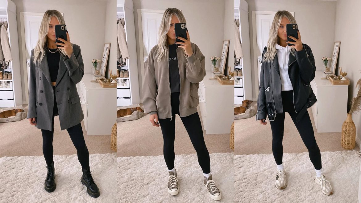 Chic ways to style your basic black leggings in winter