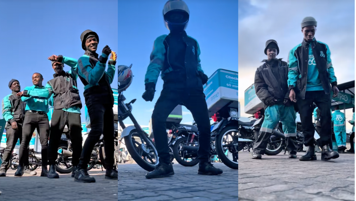 Checkers Sixty60 drivers go viral for busting a move in full get-up