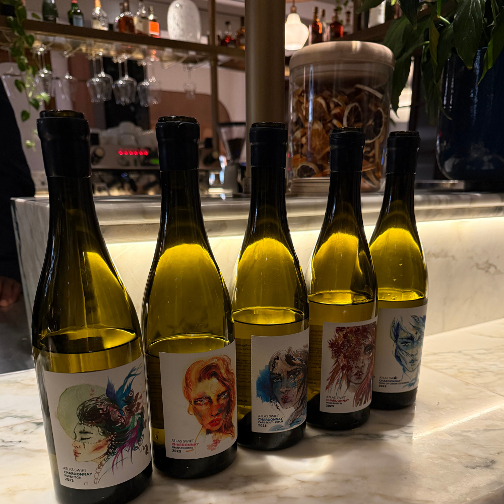 A chardonnay flight: The Atlas Swift wine pairing at Heirloom, Cape Grace Hotel