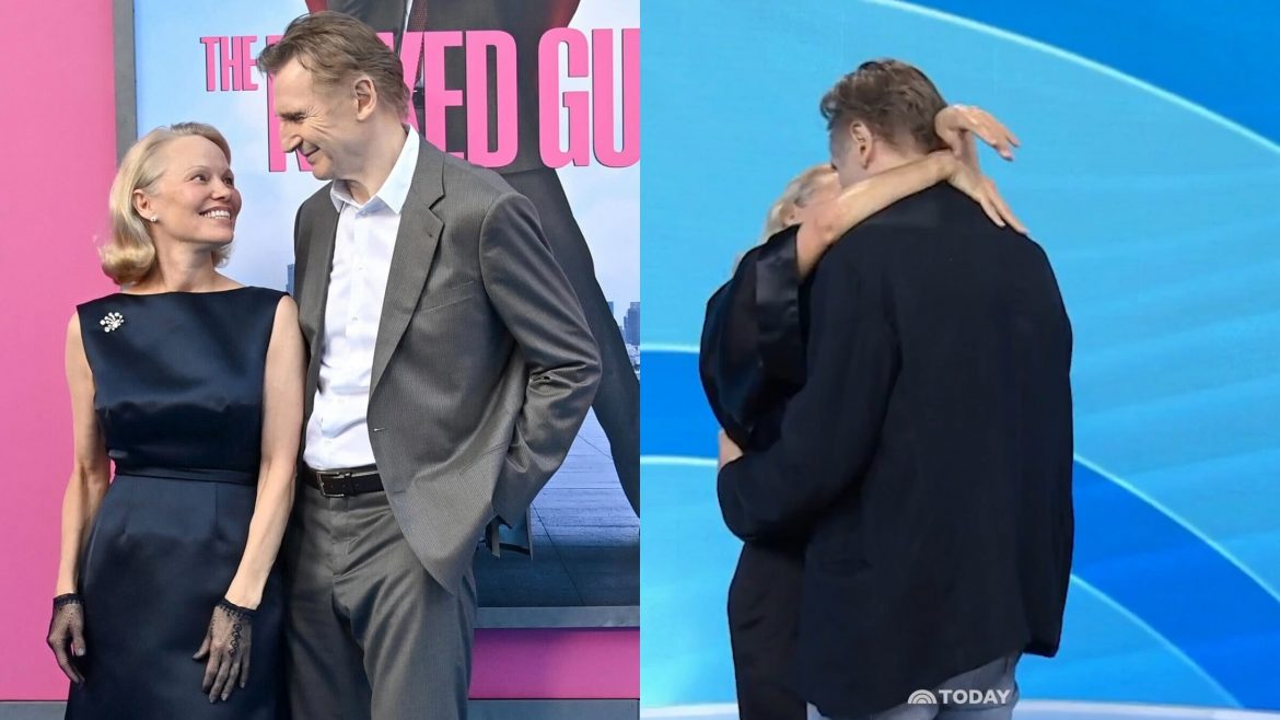 Pamela Anderson and Liam Neeson spark romance rumours with red carpet debut