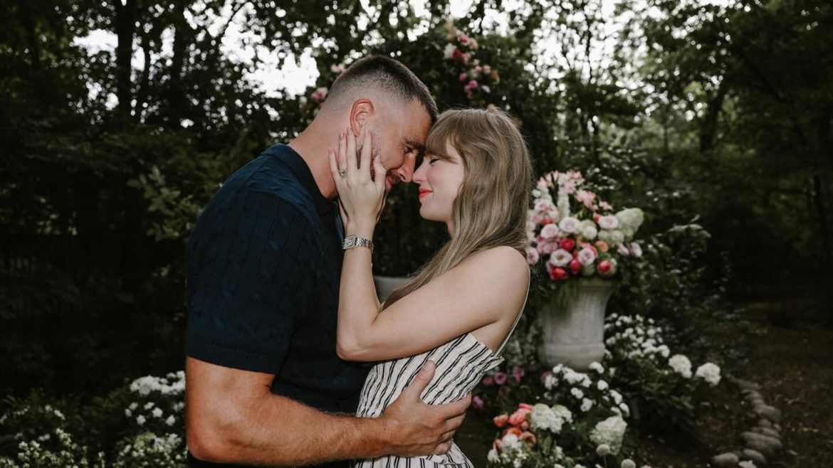 Taylor Swift is engaged to Travis Kelce 