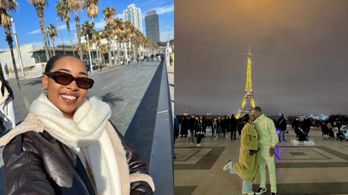 Manie Libbok and wife Verna celebrate their first wedding anniversary