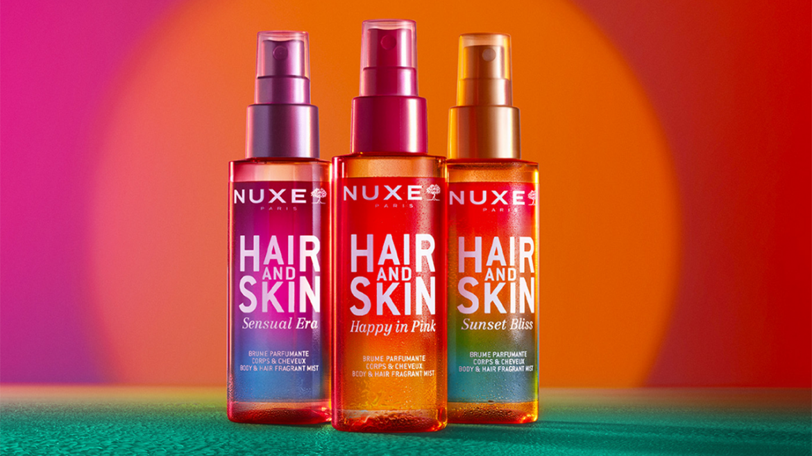 NUXE limited edition hair & skin mists