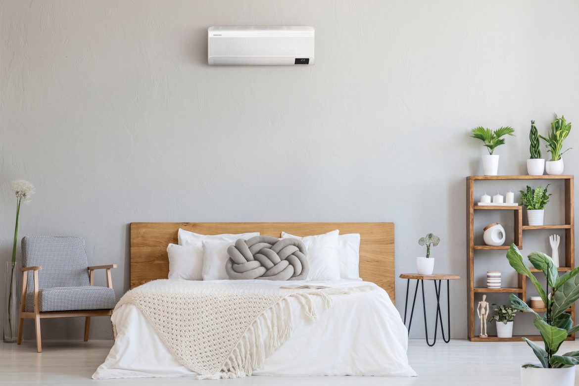 Stay Cool with Samsung’s WindFree™ air conditioner featuring direct inverter technology