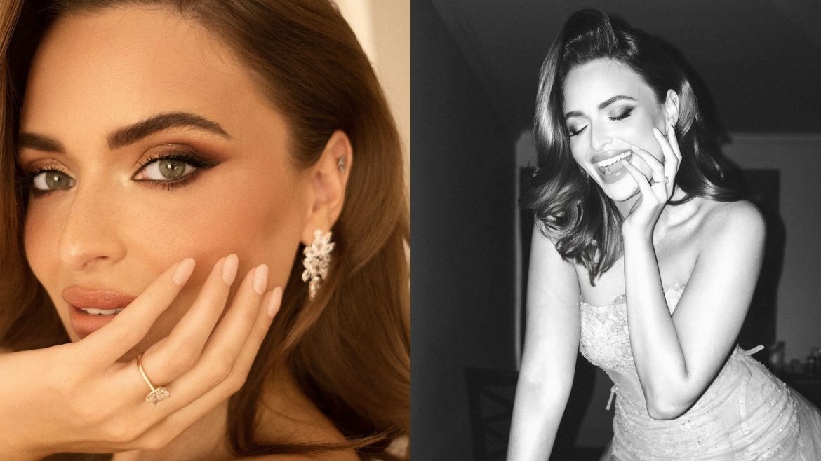 Mia le Roux shares glimpse of dream engagement ring