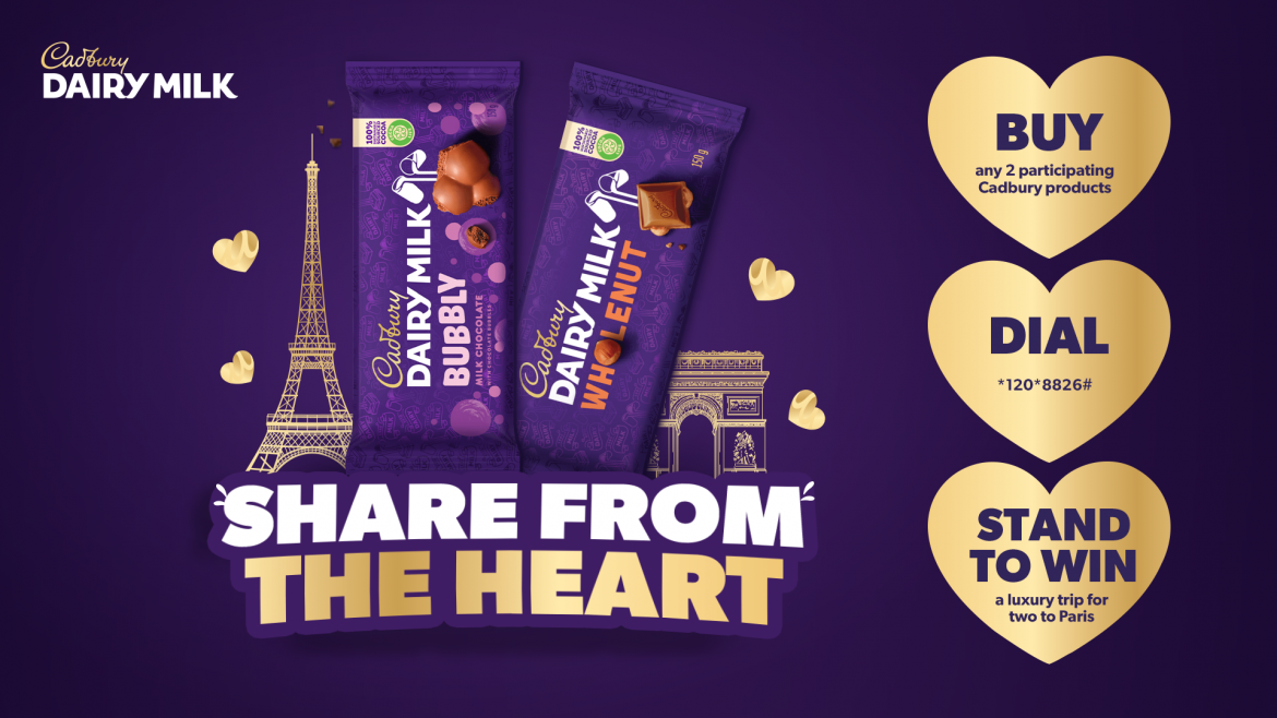 Cadbury takes the Qwababa out of sharing from the heart this Valentine’s season