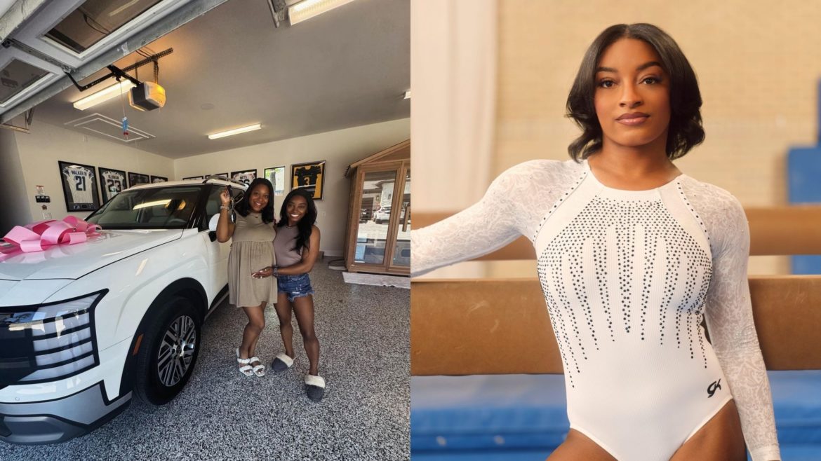 Simone Biles surprises best friend with brand-new luxury SUV